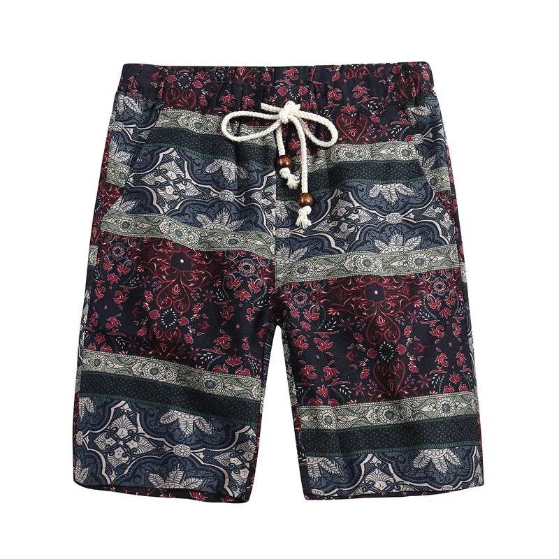 DTSTRZG мужские шорты бермуды модные повседневные свободные прямого кроя пляжные шорты с цветочным узором мужские брендовые летние новые