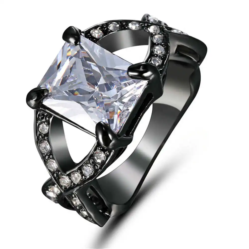 Женское Обручальное кольцо с фианитом цвет белое золото|ring size|wedding ringswomen wedding ring |
