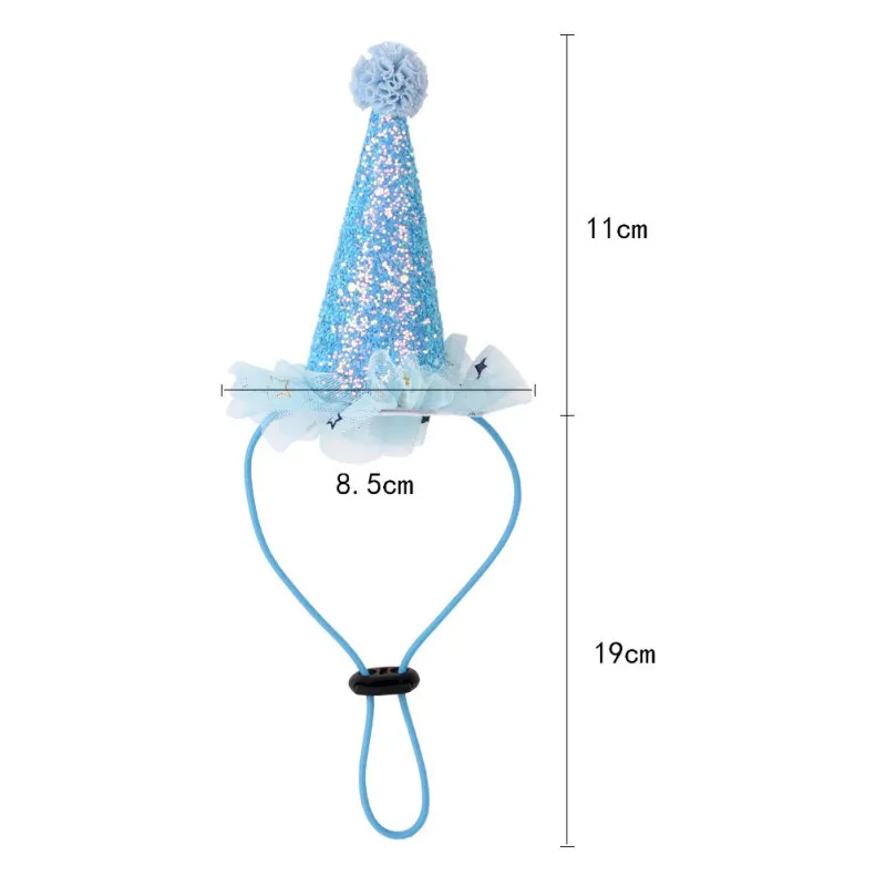 Комплект из 2 предметов для собак на День рождения; бандана; вечерние шапки; Комплект для домашних животных; шарф из полиэстера и трикотажной ткани