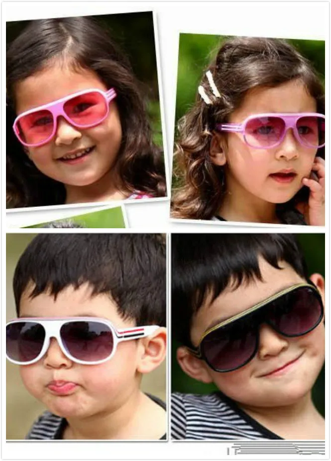 Hot Sale Cool Fashion Children Sunglasses Boys Girls Kids Baby Child Sun Glasses UV400 Google Protection