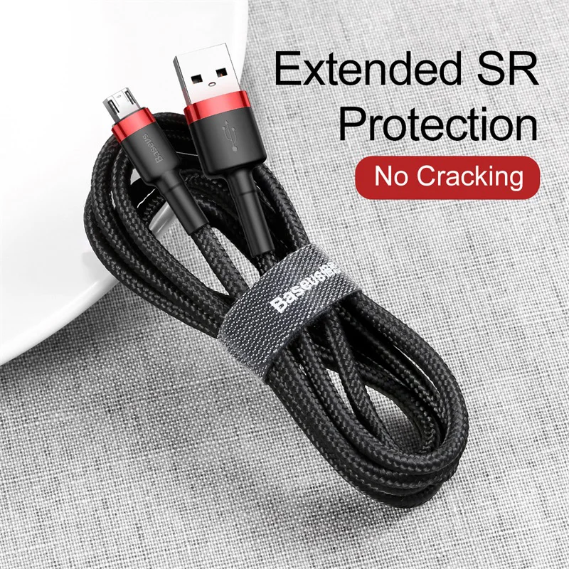 Кабель Baseus Micro Usb для зарядки Xiaomi Redmi Note 5 Pro Samsung S7 Android мобильный телефон кабель и