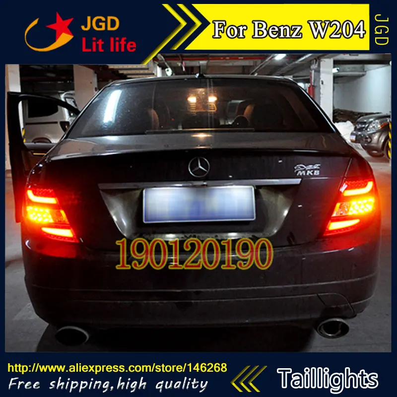 tail lights for Benz w204 C180 C200 C230 C260 2007 2010 LED taillight