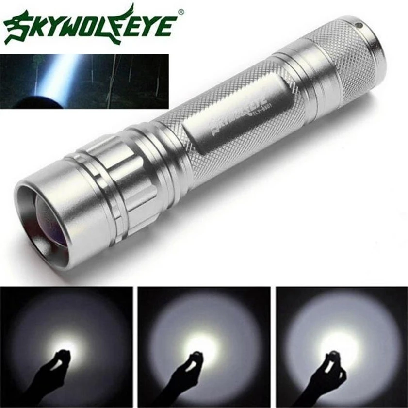

Super Focus 3000 Lumens 3 Modes CREE XML XPE LED 18650 Flashlight Torch Powerful