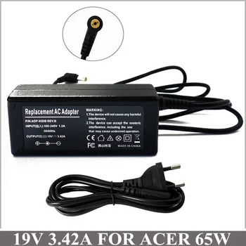 

19V 3.42A 65W Laptop AC Adapter Battery Charger For Notebook Acer Gateway NV53 MS2285 NV5302u NV5309H NV5321H NV5329H NV5331u