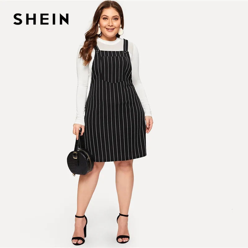 plus size pinafore