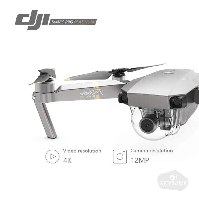 DJI Mavic Pro Platinum Fly More Combo/dji mavic pro platinum Квадрокоптер 4K HD видео запись Дрон 7 км пульт дистанционного управления 30 минут