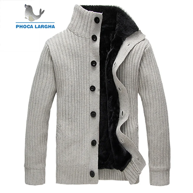 2019 New Men's Fleece Cardigan Sweater Solid Color High Quality Men Sweater Button Homme Cardigan Fashion Outwear Coats Male 2019 New Men's Fleece Cardigan Sweater Solid Color High Quality Men Sweater Button Homme Cardigan Fashion Outwear Coats Male