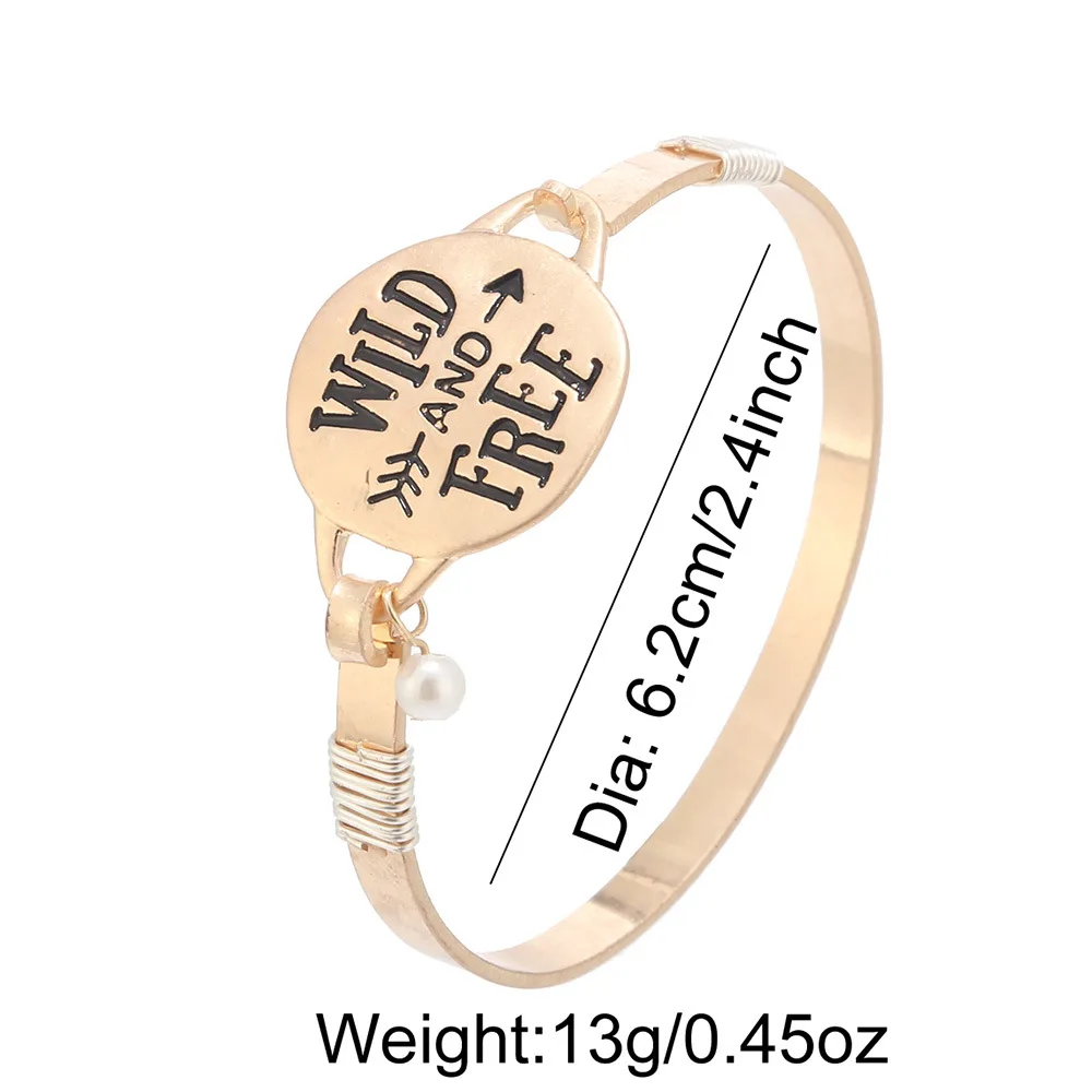 203036-4 WILD AND FREE BANGLE