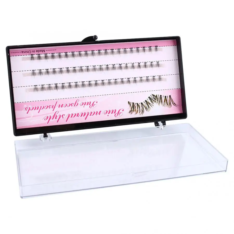 False Eyelashes 8mm Natural Makeup Individual Cluster Eye Lashes Extension Long | Красота и здоровье