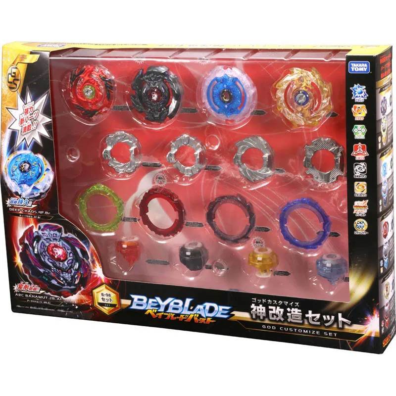 4 Latest Style Original Original Abyss Chaos Metal Beyblade Burst B-98 Toys Arena Gyroscope Latest Style Spinning