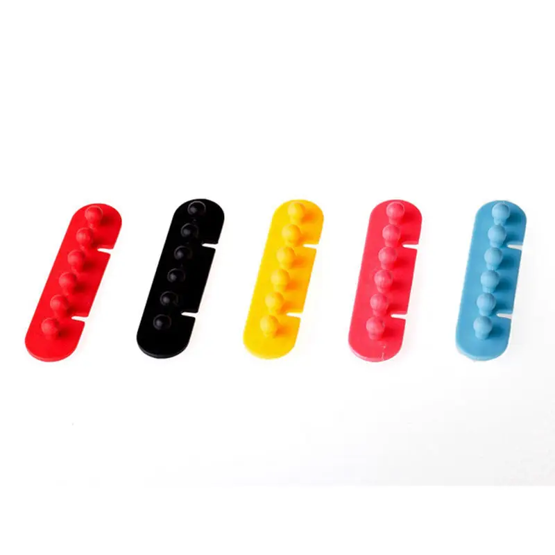 New 2Pcs Cable Clips Organizer PP Plug Holder Cable Winder Wire Cord Cable Storage Rack Plug Hook Wall Hanger