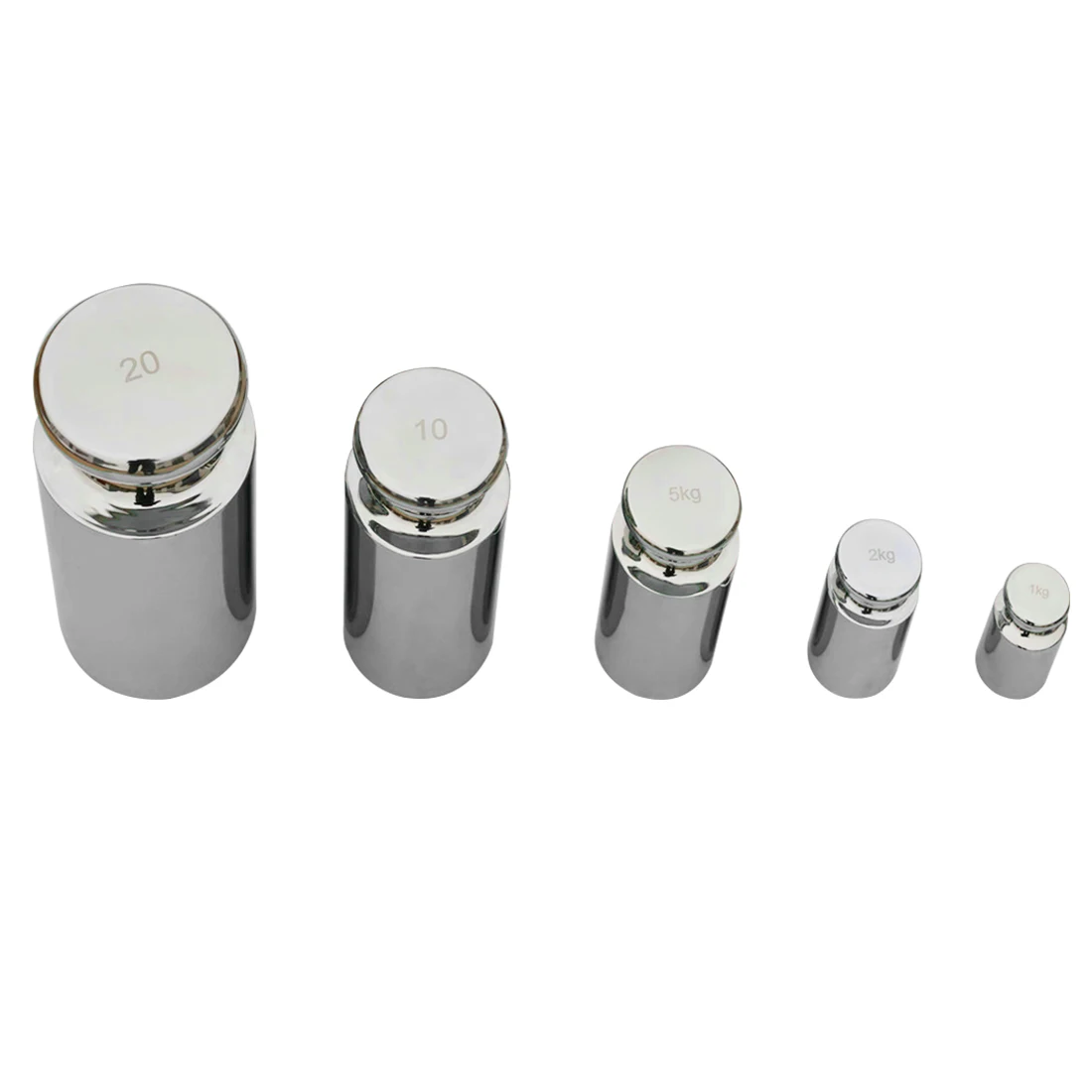 

5pcs/set Precision Calibration Set Jewelry Scale Weights Tool Chrome Plating 1g 2g 5g 10g 20g Grams Set