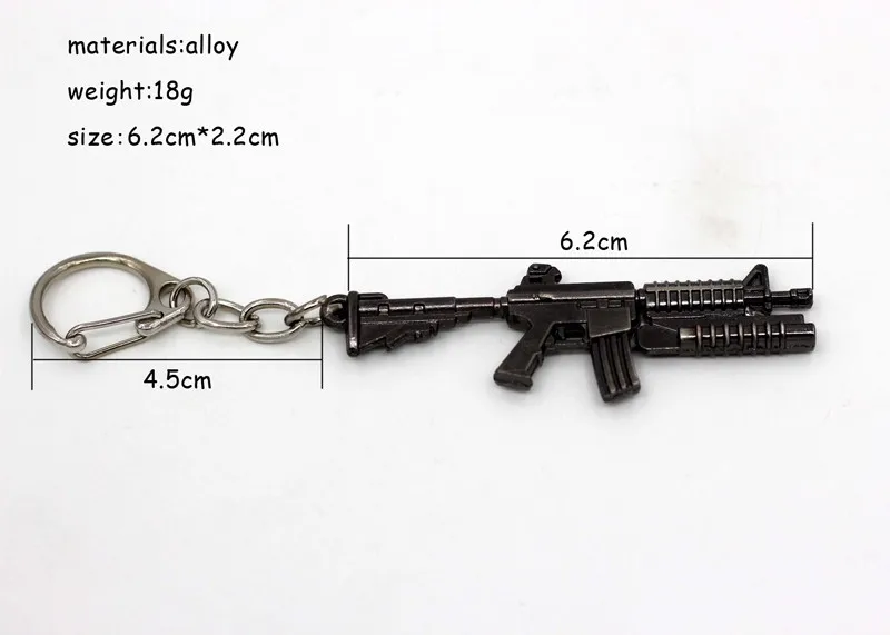 10 стилей пистолет оружие брелок ретро мини AUG AK47 винтовка револьвер Танк пистолет металлический брелок для унисекс крутые подарки модные ювелирные изделия