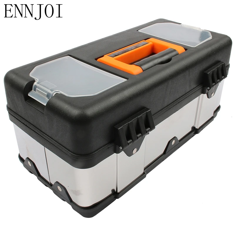 ENNJOI High qaulity Large stainless steel toolbox household maintenance