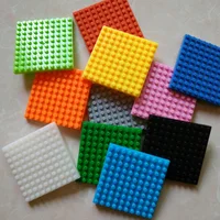 10 шт. алмазные строительные блоки базовые пластины 10x10 точек Размер 4 x4 см DIY опорная пластина для Loz Кирпичи - изображение