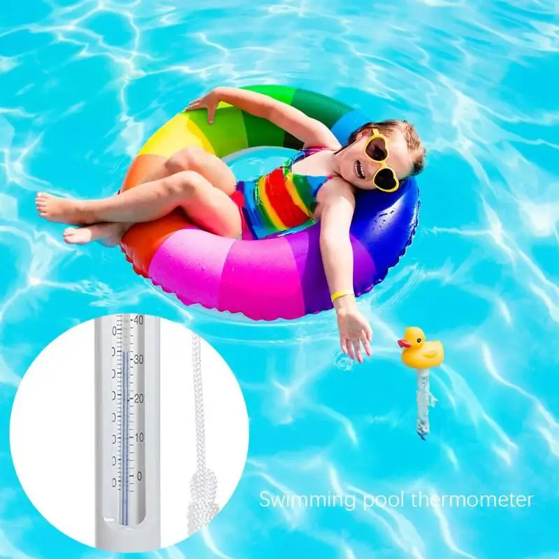 Плавающий Термометр милый животное плавающий термометр для всех наружных и комнатных бассейнов спа ванны бассейн термометр для воды