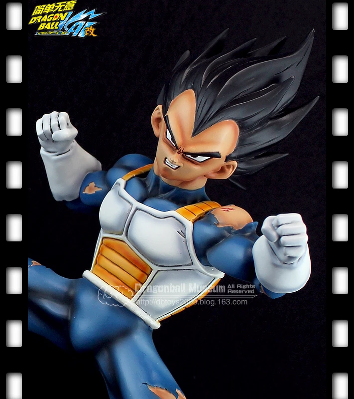 MODEL FANS Dragon Ball Z 27cm black hair Vegeta gk resin figure toy for Collection Handicrafts