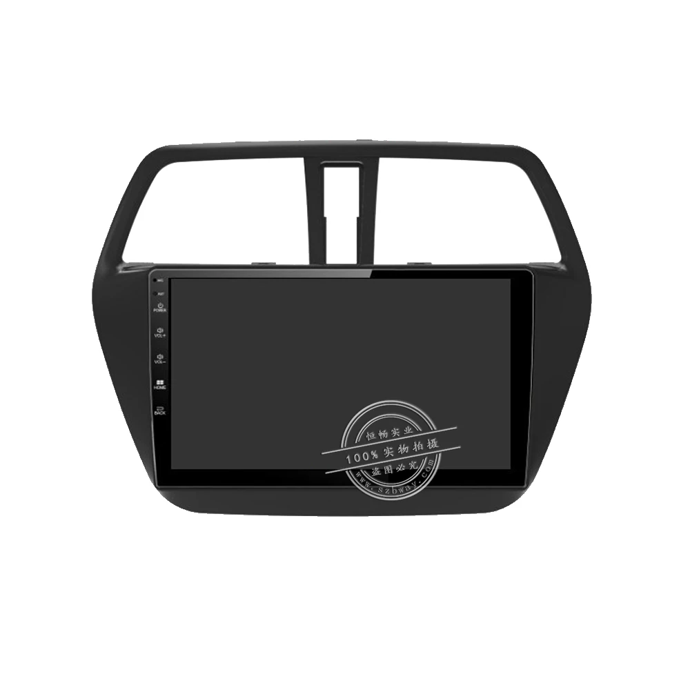 Sale HANG XIAN 9" Car radio for Suzuki S-CROSS 2014 Quadcore Android 7.0.1 car dvd player gps navi with 1G RAM,16G ROM,steering wheel 4