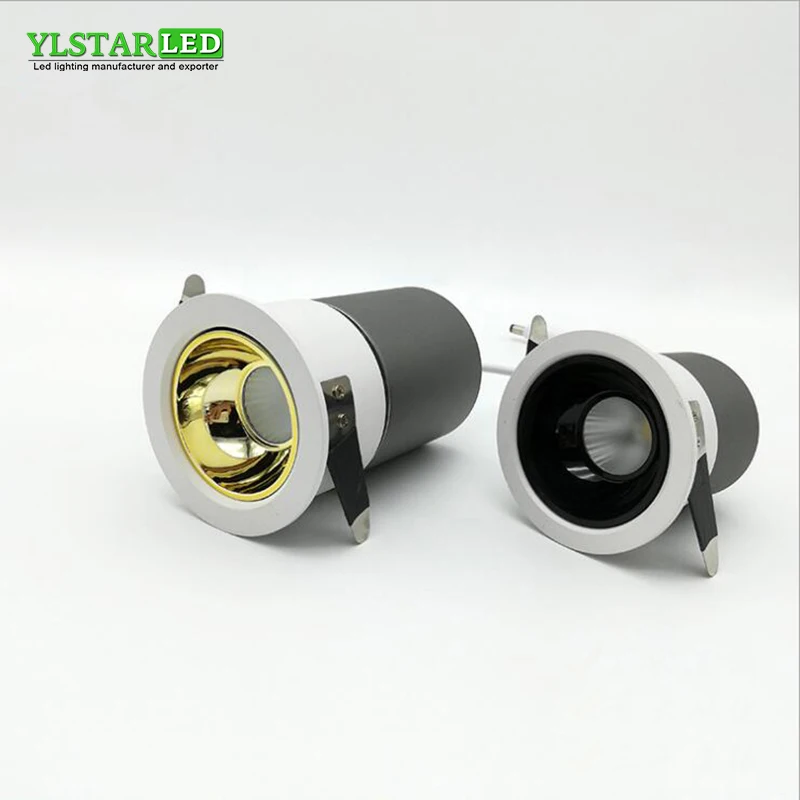 

YLSTAR Free shipping LED Downlight 7W 9W High Lumen Round Recessed Lamp 85-265V Led Bulb Bedroom Kitchen Indoor LED Spot Light