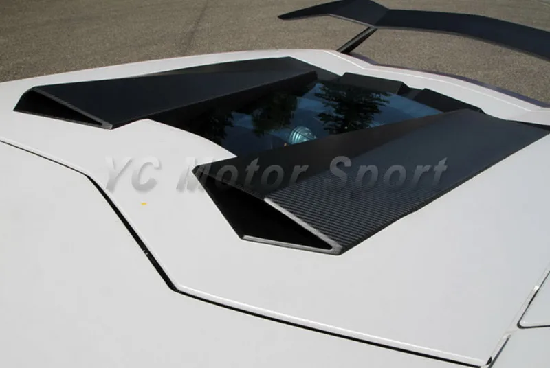 Сухой боковой воздуховод из углеродного волокна подходит для 2011- LP700 NVT TORADO стиль капот двигателя крыша Совок боковой воздуховод