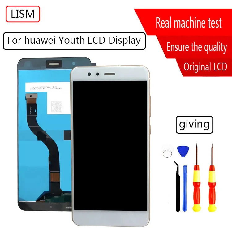 

For huawei Nova youth LCD Display Touch screen For WAS-AL00 WAS-TL00 WAS-TL10 Digitizer Assembly Frame With Tool