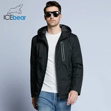 ICEbear 2018 new men’s spring warm jacket man fashion coat windproof hat high quality autumn brand casual clothing MWC18006D