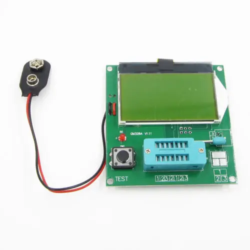 

LCD GM328A Transistor Tester ESR Meter Frequency Square Wave Generator