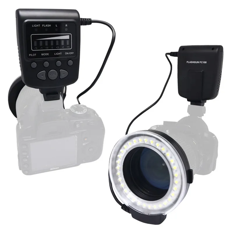  Mcoplus FC100 Macro Ring Flash LED Light + SH20 for Sony NEX-3 NEX-3D NEX-C3 NEX-5 NEX-5C NEX-5N NE - 32741793427