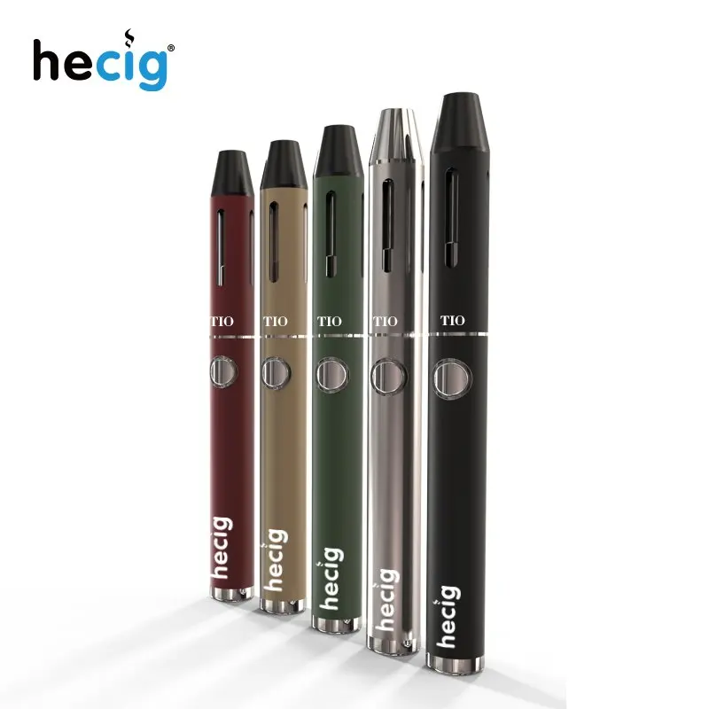 

hecig Wax pen HEC TIO vaporizing electronic cigarette vape Kit Two-in-one vaporizer CBD Atomizer and Wax Atomizer