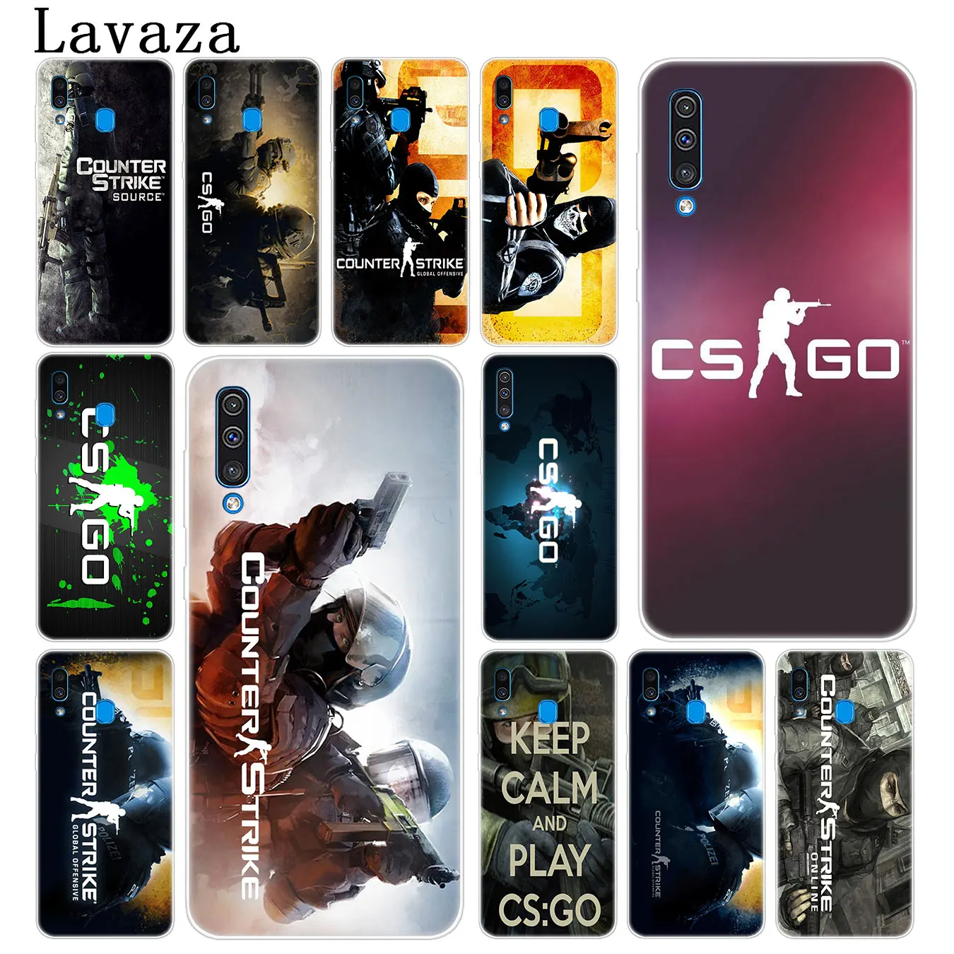 Lavaza CS GO Counter Strike Gun жесткий чехол для телефона Samsung Galaxy A70 A60 A50 A40 A30 A20 A10 M10 M20 M30 M40 A20e