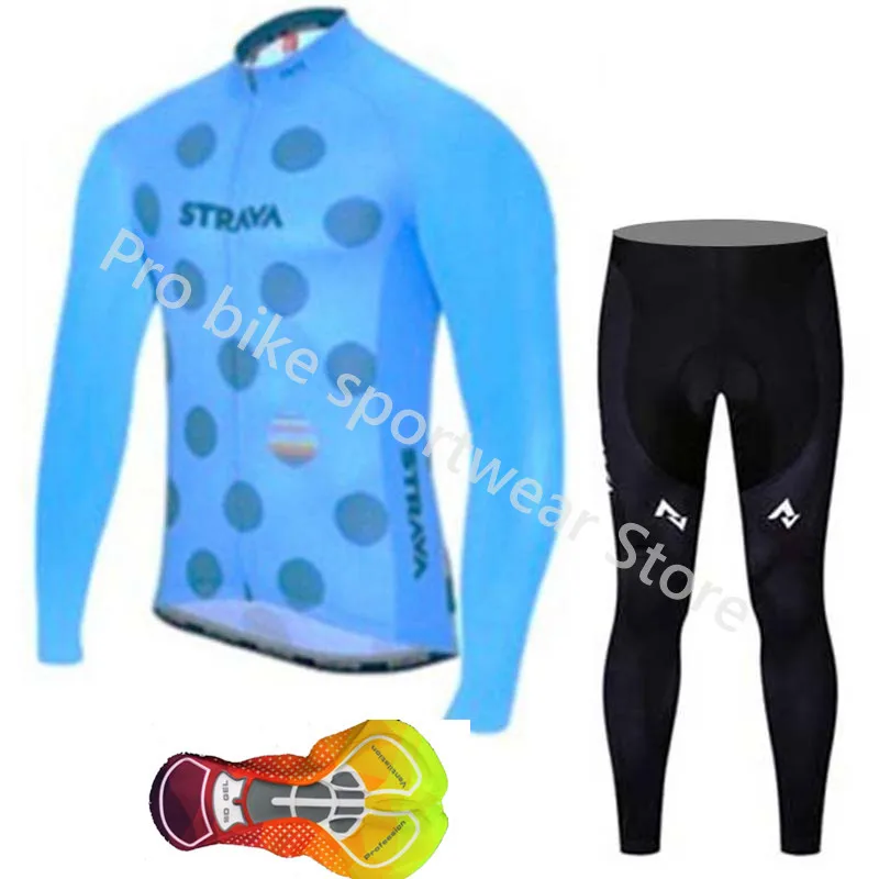 9 Ropa ciclismo Hombre Strava осень Для мужчин длинные рукава Pro team Велосипеды Джерси гоночный велосипед Горный горный велосипед Костюмы D26 - Цвет: 9