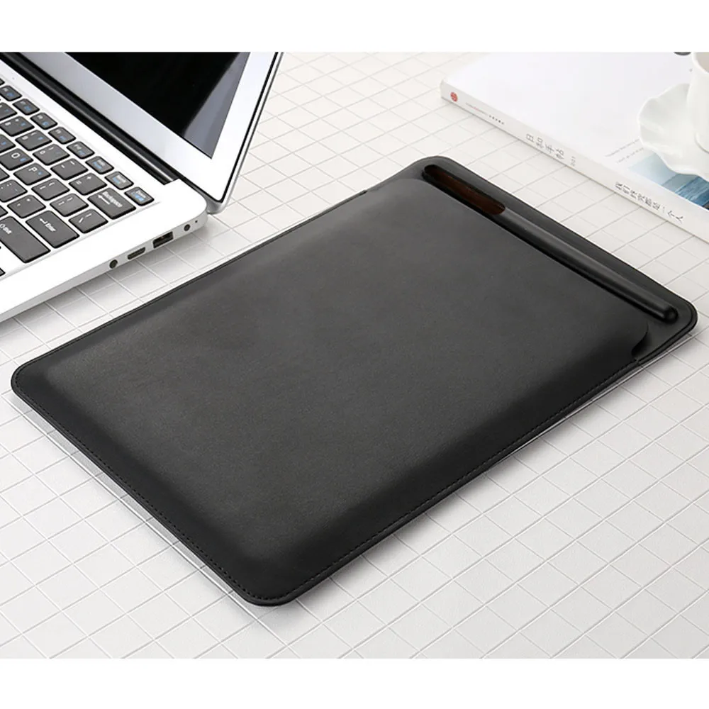 

Universal Tablet PU Leather case Cover Bag anti-aging Leather Sleeve For 2018 iPad Pro 12.9 inch&Storage for Apple z6