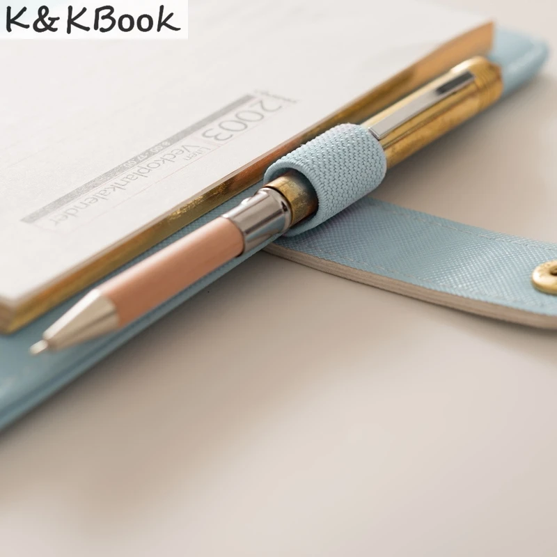 K & KBOOK KK005 пустотелый кожаный блокнот А5 А6 спиральный молочный s и дневники милый