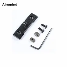 М-Лок сошки адаптер AR15 переходник для сошки подходит mlok Rail MLOK Handguard для Харрис сошки Поворотная рейка Алюминий