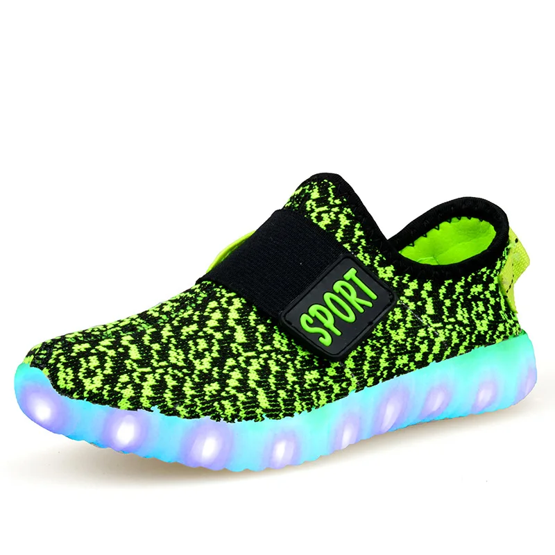 

Adults Men's Fashion Black Casual Shoes Men Newest 2017 Simulation LED Shoes For Couple High Quality USB Led Shoes