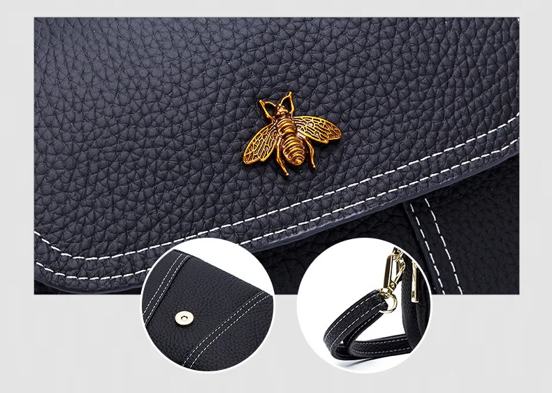 Women genuine leather crossbody bag 15