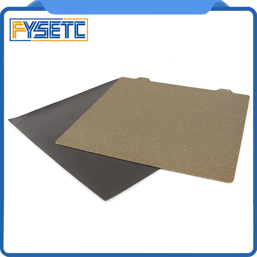 

235x235mm Double Sided Textured PEI Spring Steel Sheet Coated PEI + Magnetic B Plate For Creality ENDER-3 / Ender 3s Tevo Flash