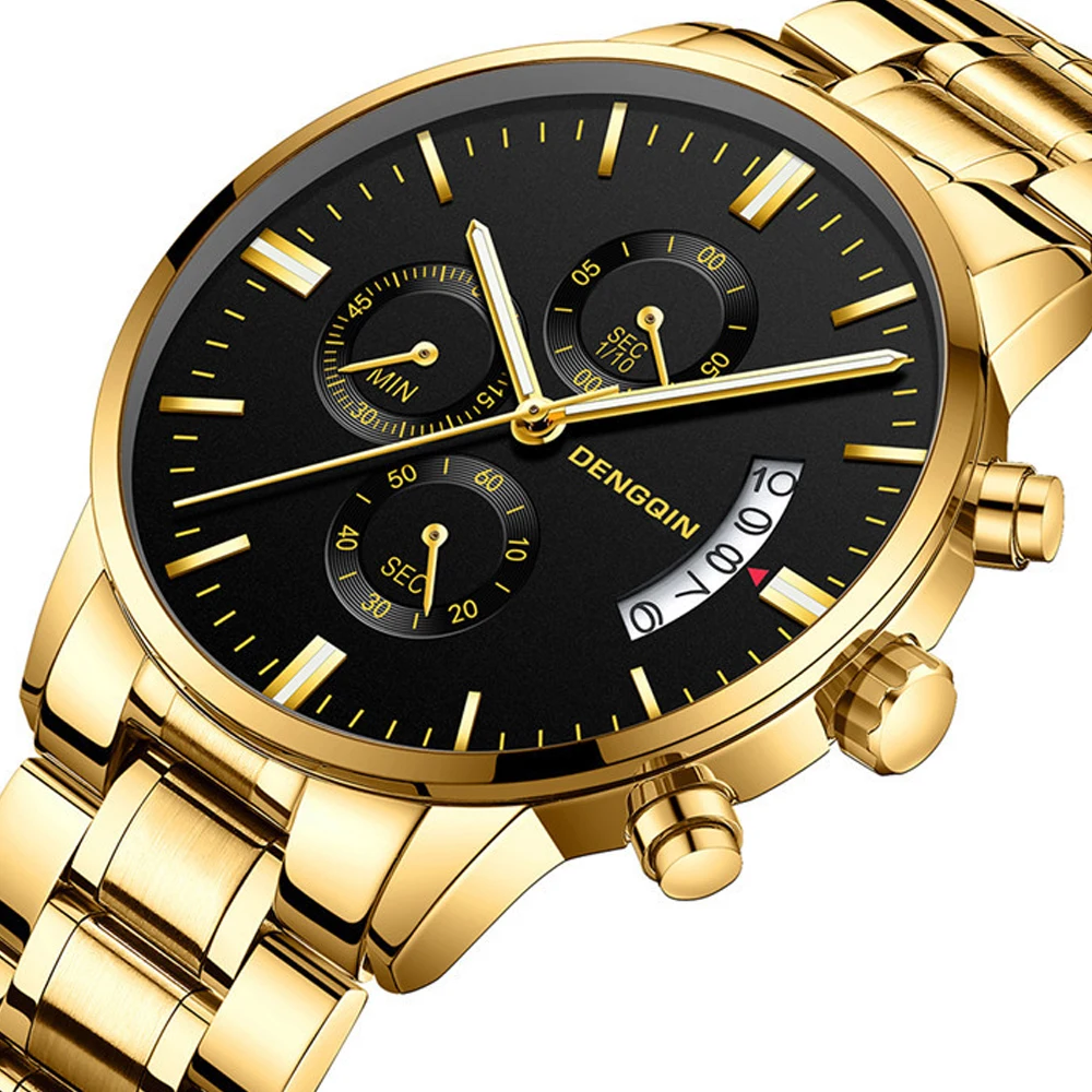 

Relogio Dourado Masculino 2019 Dropshipping Men Watches Famous Brand Men's Fashion Casual Watch Military Quartz Wristwatches