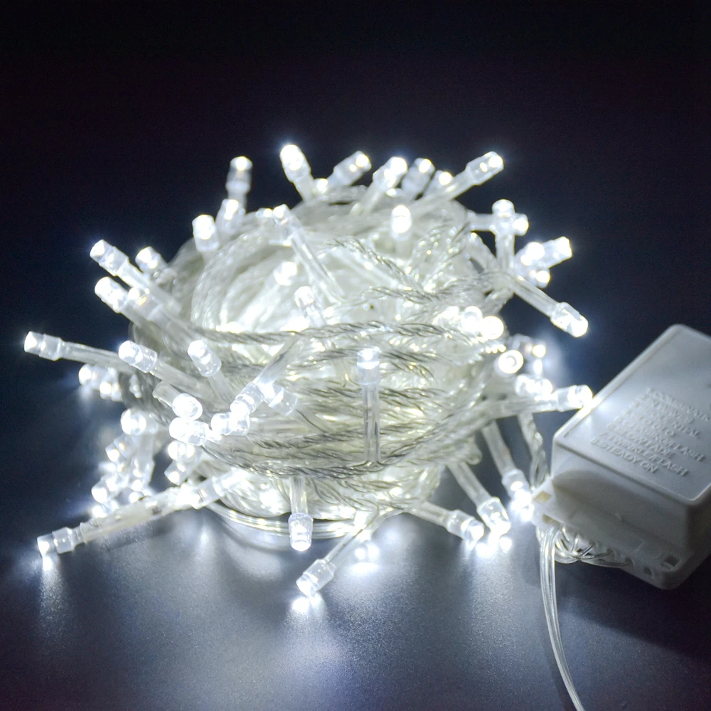 

20M 200LED Garden Light 110V 220V Christmas String Light 8 Mode Fairy Lights for Wedding Party Holiday Balcony Decoration