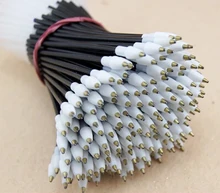 Free shipping 10pcs/lot polymer clay ball pen refill special black blue ballpoint pen refill polymer clay ball pen accessory