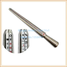 Партиями по 4-весы ювелирные изделия кольцо измерения Размеры инструмент Кольца из нержавейки оправки кольцевой фильтр