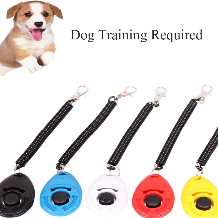 New Oval Pet Training Dog Clicker Dog Ringing Training Dog Artifact Pet