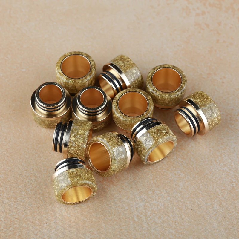 

XFKM Vape Atomizer 810 Drip Tip Compatible with Goon RDA 528 810 thread tanks Resin Mouthpiece e cigarette accessory