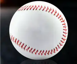 Высокое качество! сшитый вручную однотонный бейсбольный Софтбол, для взрослых студентов, бесплатная доставка