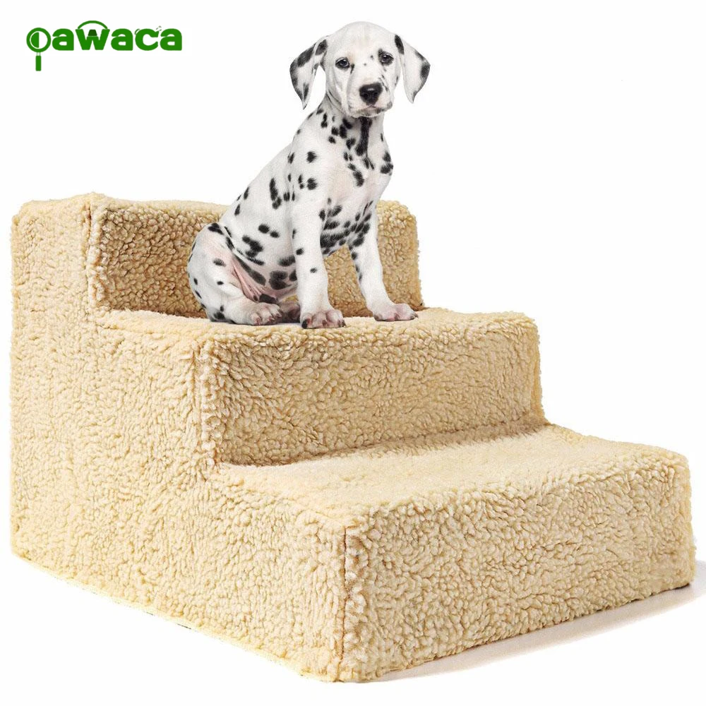 

Pet 3 Steps Stairs for Small Dog Cat Pet Ramp Ladder Portable up to 50 lbs Ladder Small Dog Cat Steps Pet Ramp Ladder