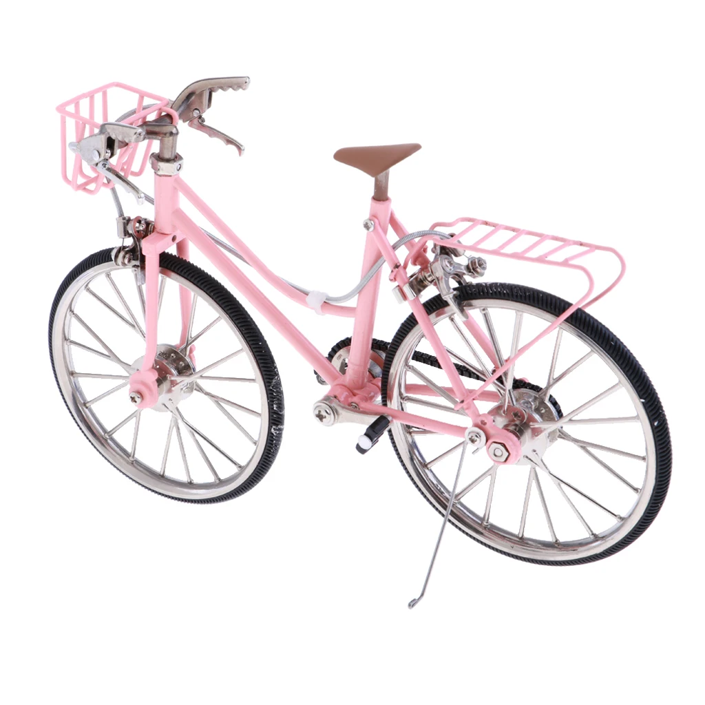 1:10 Scale Dollhouse Miniature Metal Diecast Bike Bicycle Replica Model