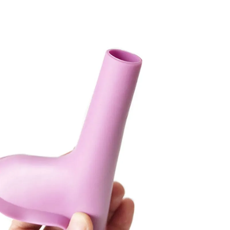 10 pcs Women Urinal Soft Rubber Urination Device Travel Outdoor Camping Stand Up Pee three colors Girls Urinal Toilet Parts