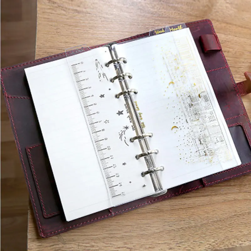 

Yiwi 3pcs / Set A6 PP Board Week Month Today Divider Index Notebook Separator Pages Planner's Inner Pages