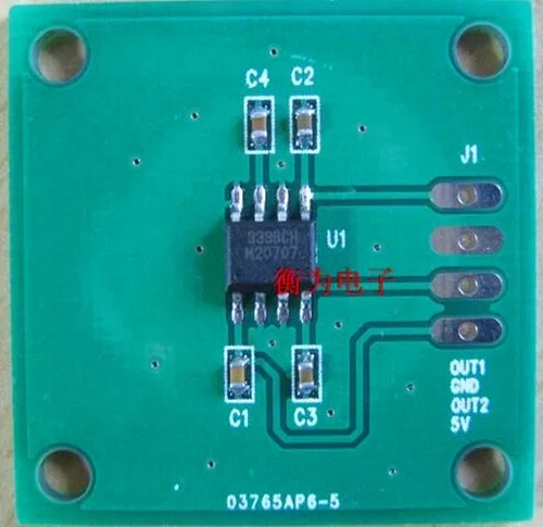 MLX90333 макетная плата, 8-pin SOIC 8, аналоговый выходной модуль датчика/электронный компонент