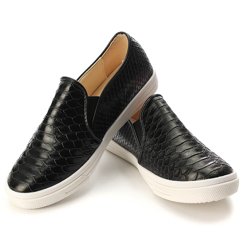 slip on femme serpent